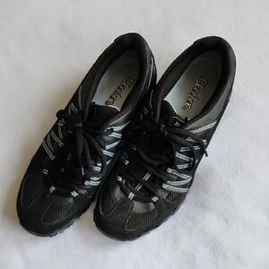 Skechers Black and Gray Women's Sneakers